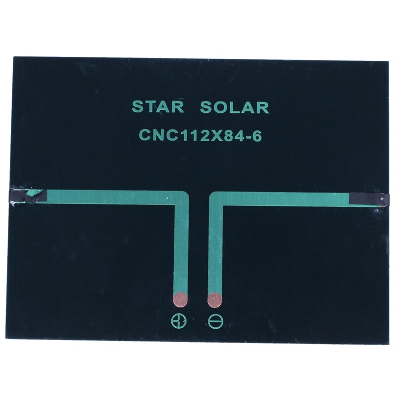 Solcellepanel modul til batteri mobiltelefon oplader diy model :65 x 65mm 5.5v 0.6w 90ma