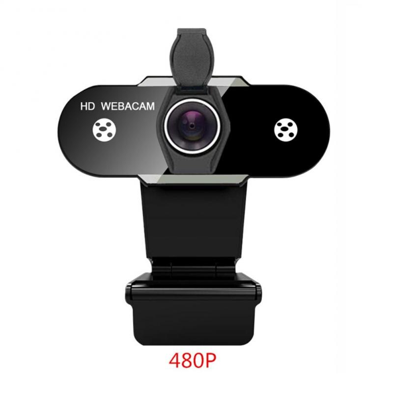 HD 2K/1080P/720P Webcam With Mic Rotatable PC Desktop Web Camera Cam Mini Computer Web Camera Cam Video Recording Work: 480P