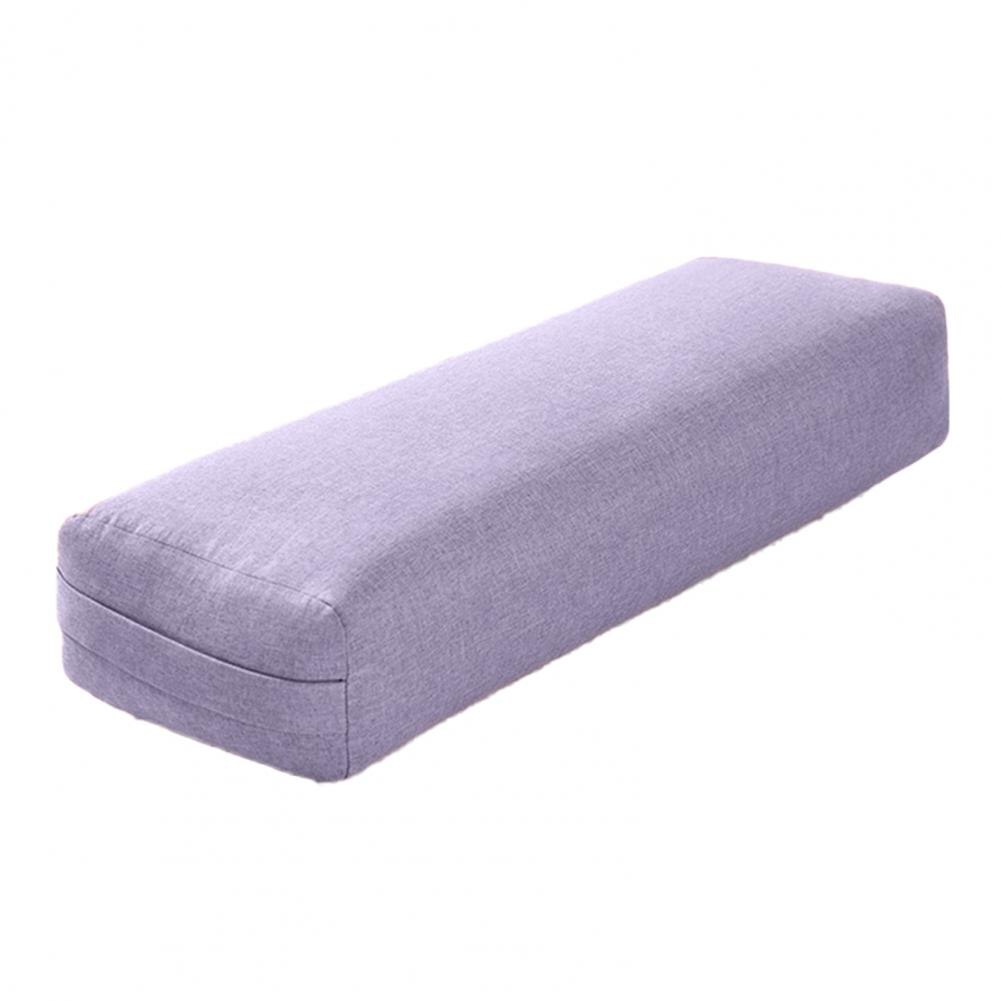 Useful Comfortable to Wear Polyester Yoga Bolster Rectangular Restorative Yoga Pillows Fitness Equipment Yoga Bolster