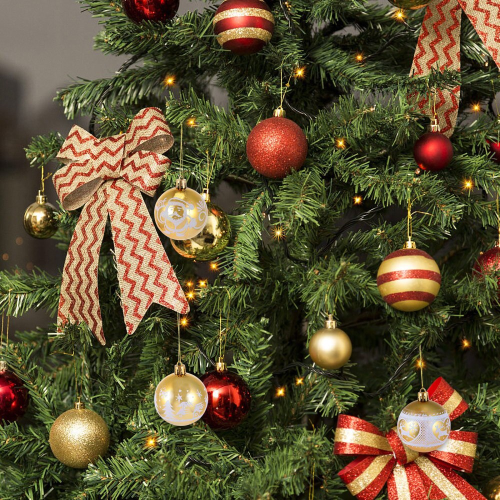 Pcs Delicate Pendants Adornments Xmas Adorable Christmas Balls