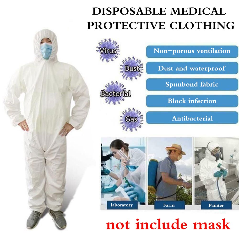 Combinaison de Protection combinaison Hazmat costume jetable sécurité vêtements Protection combinaison travail vêtements Protection vêtements