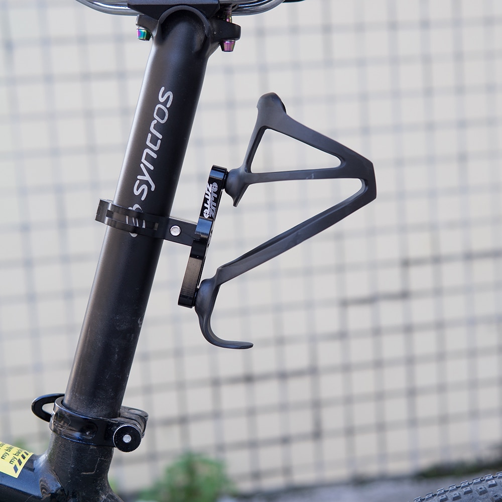 Ztto mtb landevejscykel vandflaskeklemme cykel cykling udendørs burholder adapter støtte overgangsfatning styrmontering