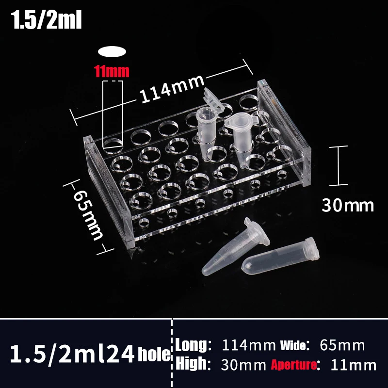 Soporte para tubos de ensayo, soporte para tubos de ensayo de 0,2 ML/0,5 ML/1,5 ML/2ML/10ML/15ML/50ML, 40/40/24/24/18/10 agujeros, suministros para equipos escolares de laboratorio: Azul