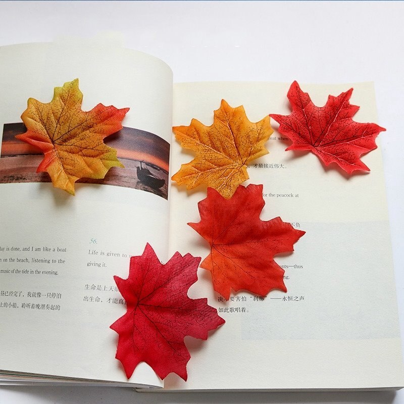 Simulation Maple Leaf Flower Decoration Photo Props Shooting Background Props Photography Decoration