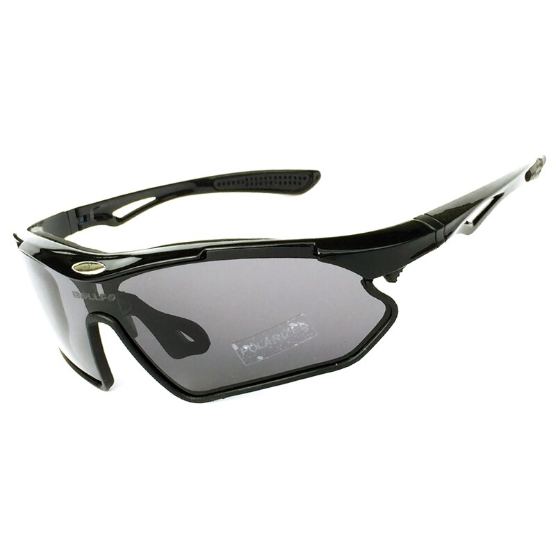 Gafas de ciclismo polarizadas para hombre UV400 MTB, gafas deportivas, gafas de sol para ciclismo, gafas de sol para ciclismo, gafas de pesca: black-grey
