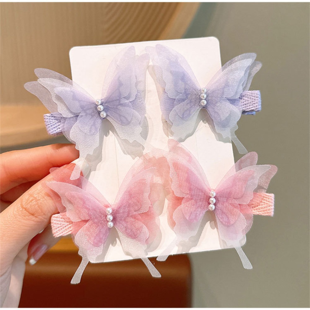 Horquilla de para niña, tocado de joyería, , tocado para mujer, accesorios para el cabello con forma de mariposa para el sudor