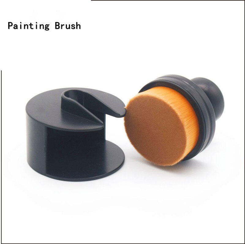 Blandingsværktøj pensel tegning malepensel makeup børster fladt sæt make-up male pensler til scrapbog kort håndlavet