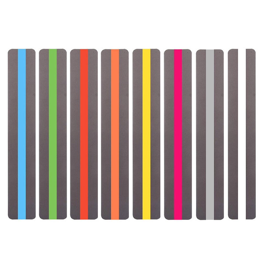 6/8pcs Guided Reading Strips Highlight Strips Colored Overlay Highlight Bookmarks Help with Dyslexia for School Crystal Children: 8pcs