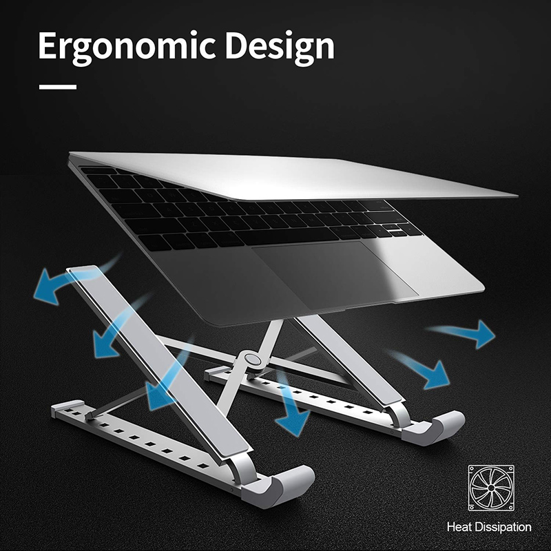Laptop Stand Houder Hoogte Verstelbare Aluminium Laptop Notebook Houder Draagbare Notebook Te 17 Inch Voor Macbook Air Pro Houder