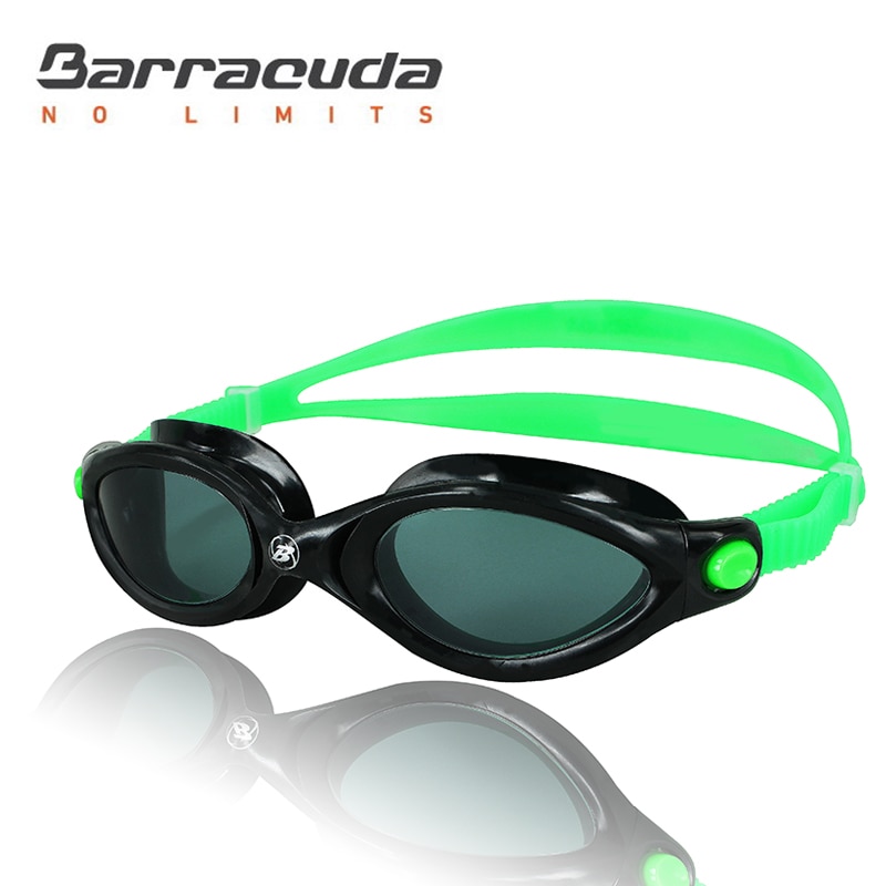 Barracuda børn børn svømmebriller a buede linser strømline anti-dug uv-beskyttelse til teenagere 7-15 -årig  #33020