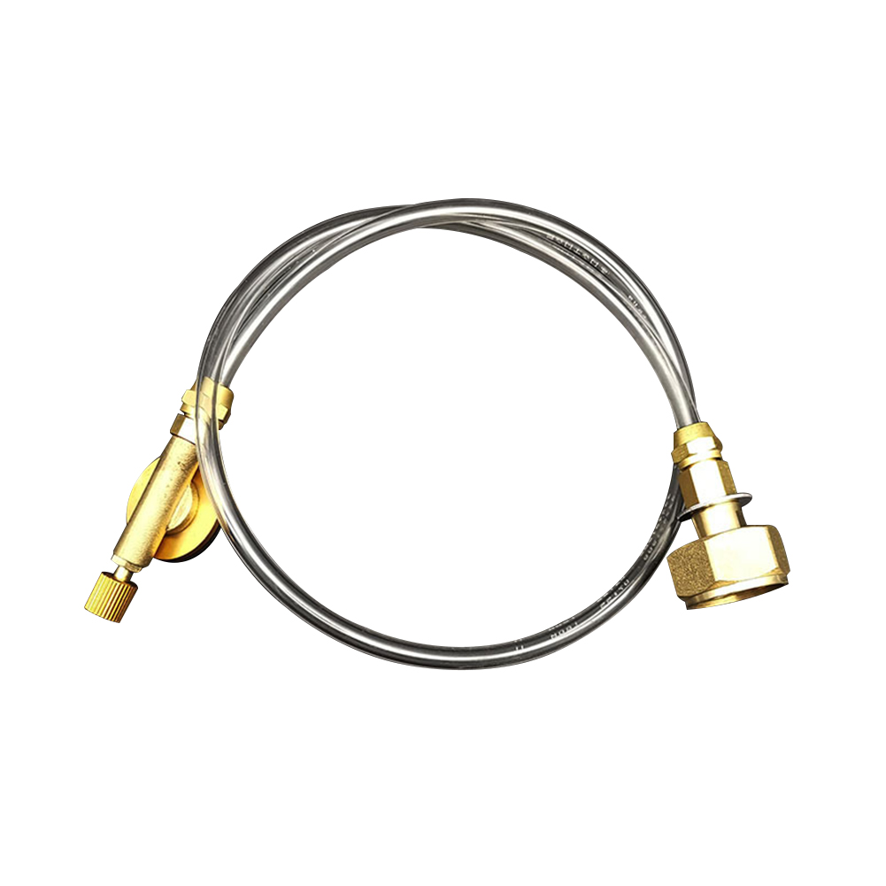 Outdoor Camping Gasfornuis Refill Adapter Tank Coupler Fles Adapter Propaan Refill Adapter Tank Koppeling Adapter Accessoires: no Gas Stove Head