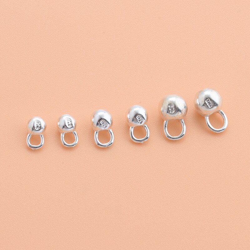 10PCS 925 Sterling Silver, bracelet buckle link DIY positioning buckle, semi-finished bracelet necklace accessories