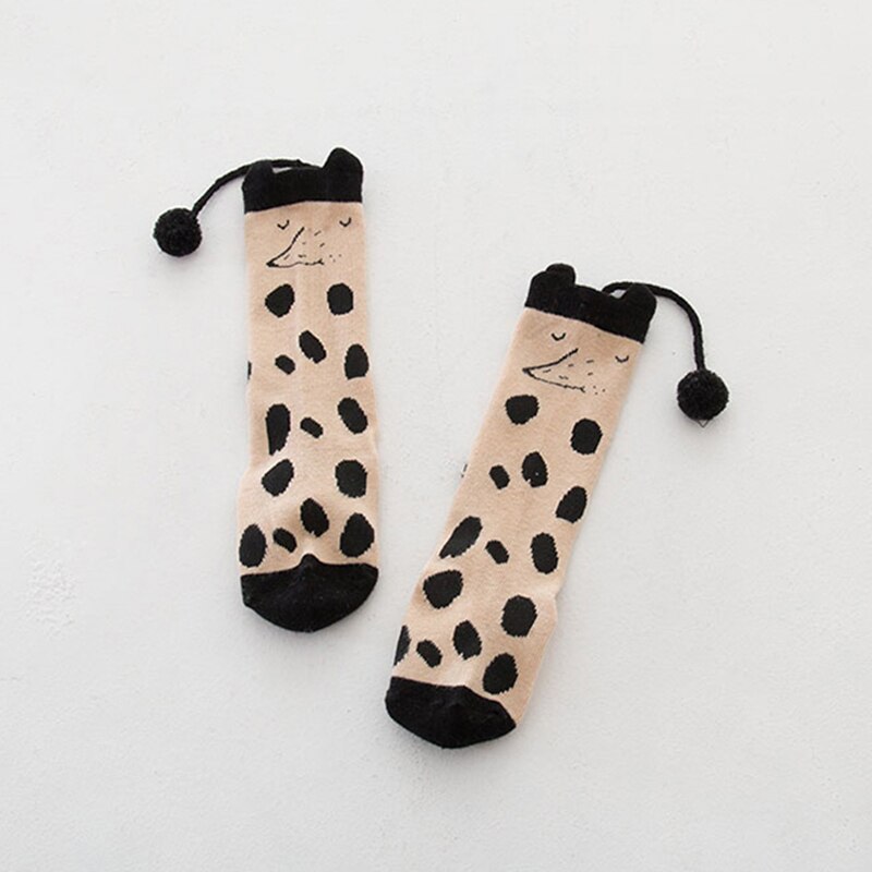 Nyfödd baby ullstrumpor flicka pojkar söt spädbarn barn skor kort björn tass mönster halkskydd strumpor småbarn barn socken baby: Röd / 18m