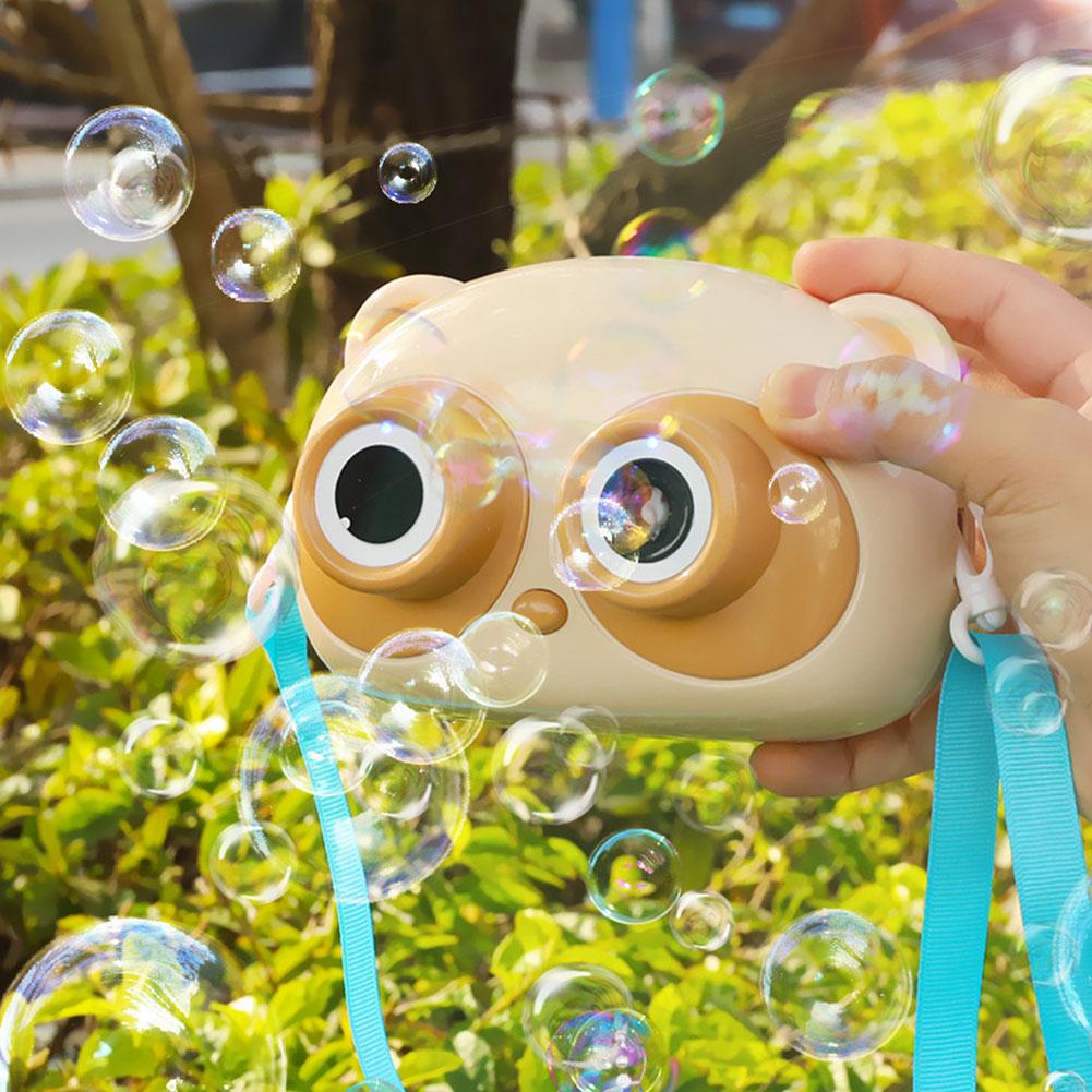 Leuke Cartoon Varken Camera Kids Baby Bubble Machine Outdoor Automatische Bubble Maker Voor Vriendin Bad Speelgoed Voor Kinderen