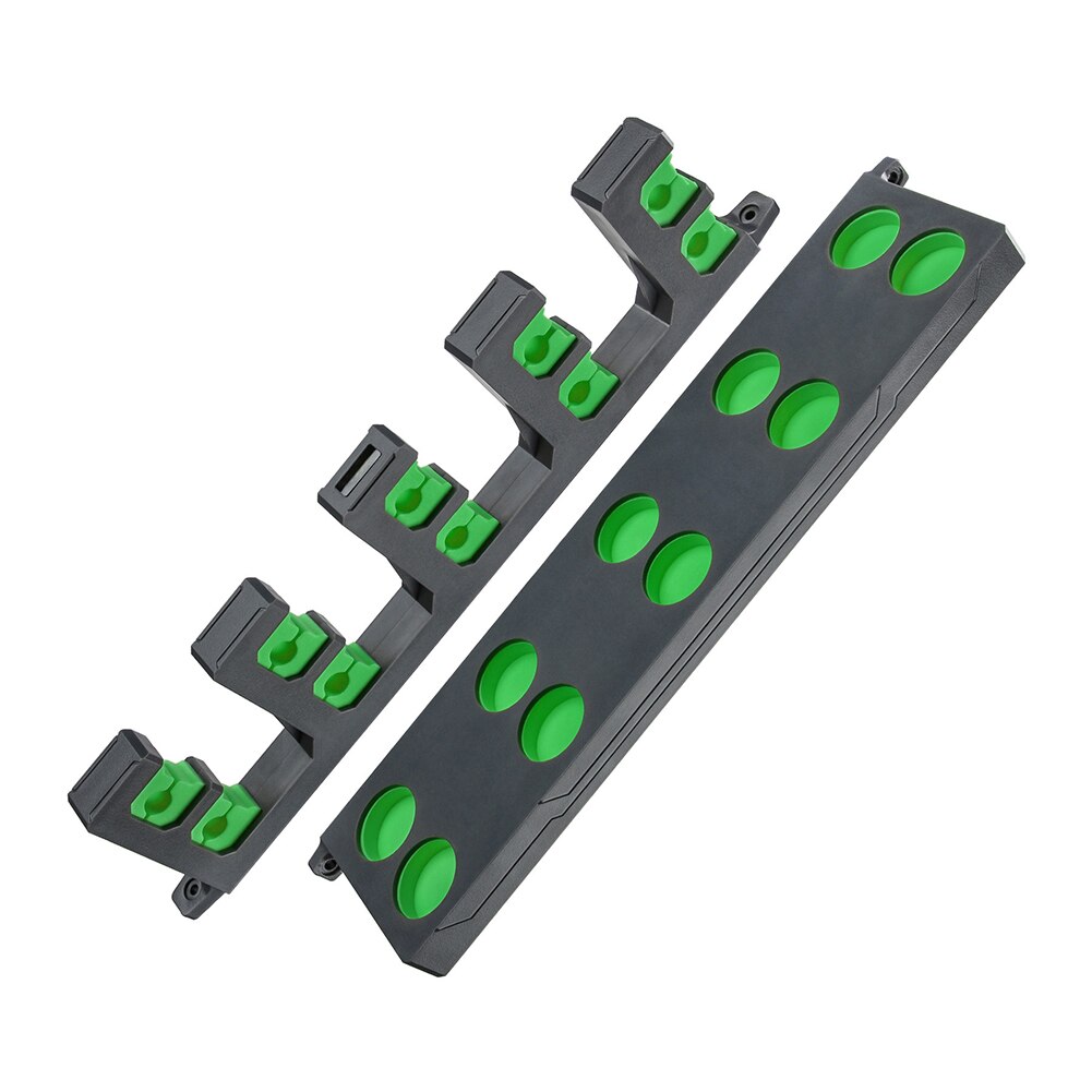 Booms – support de canne à pêche, 10 pièces, montage mural Vertical, support de rangement pour canne à pêche, accès au sous-sol: Green	