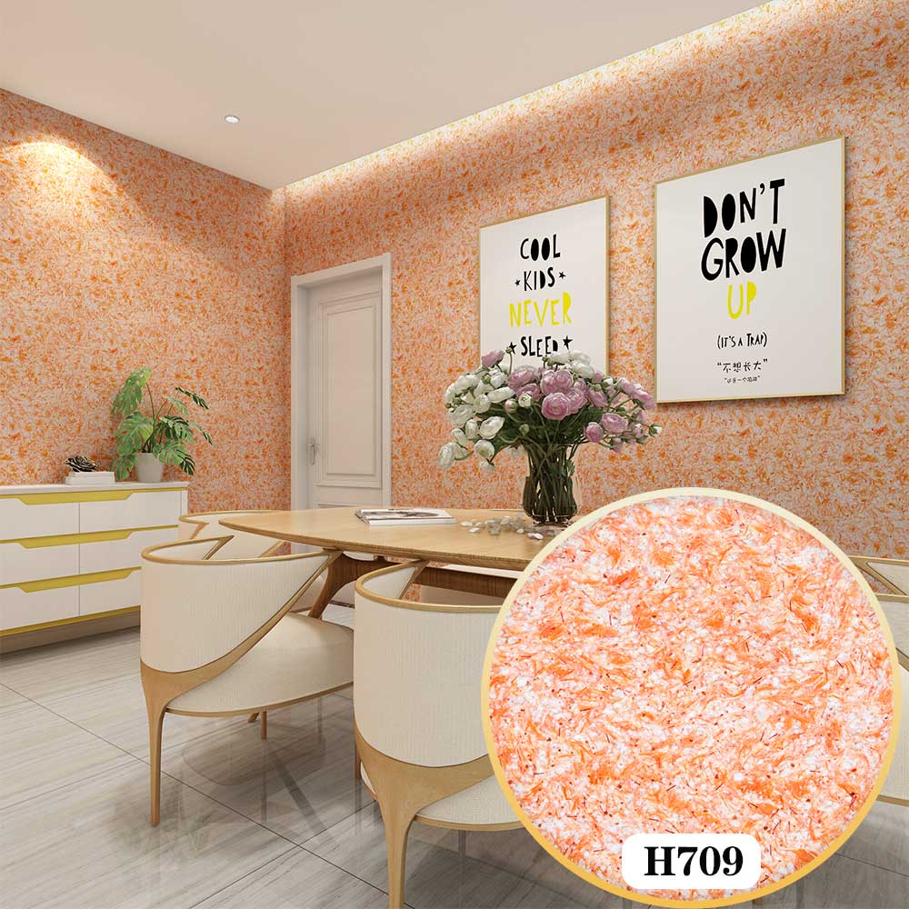 Beishubao H7 Serie Zijde Gips Wandbekleding Materiaal Vloeibaar Behang Eco Diy Voor Interieur Decoratie: H709