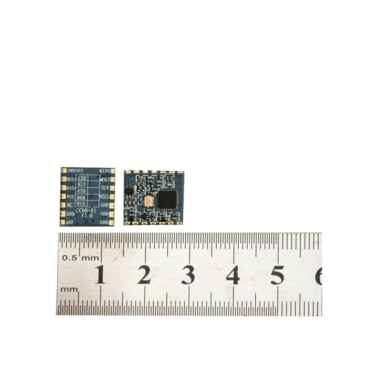 2Stck LoRa-CC68-X1 Kleine Größe 915MHz LLCC68 LoRa kabellos Transceiver Modul