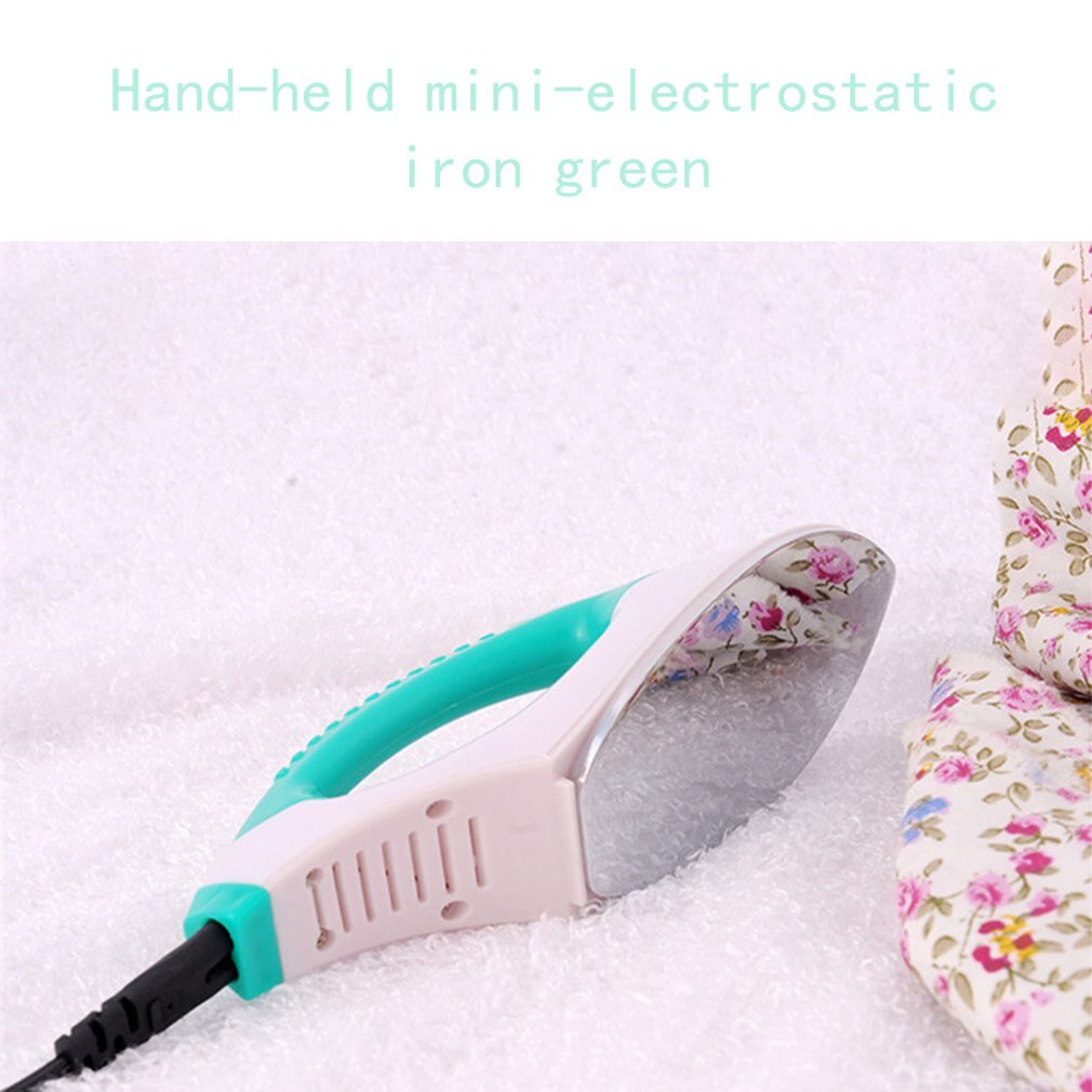 Håndholdt mini elektrostatisk jern rejse bærbart mini jern hjerte jern til små tøj