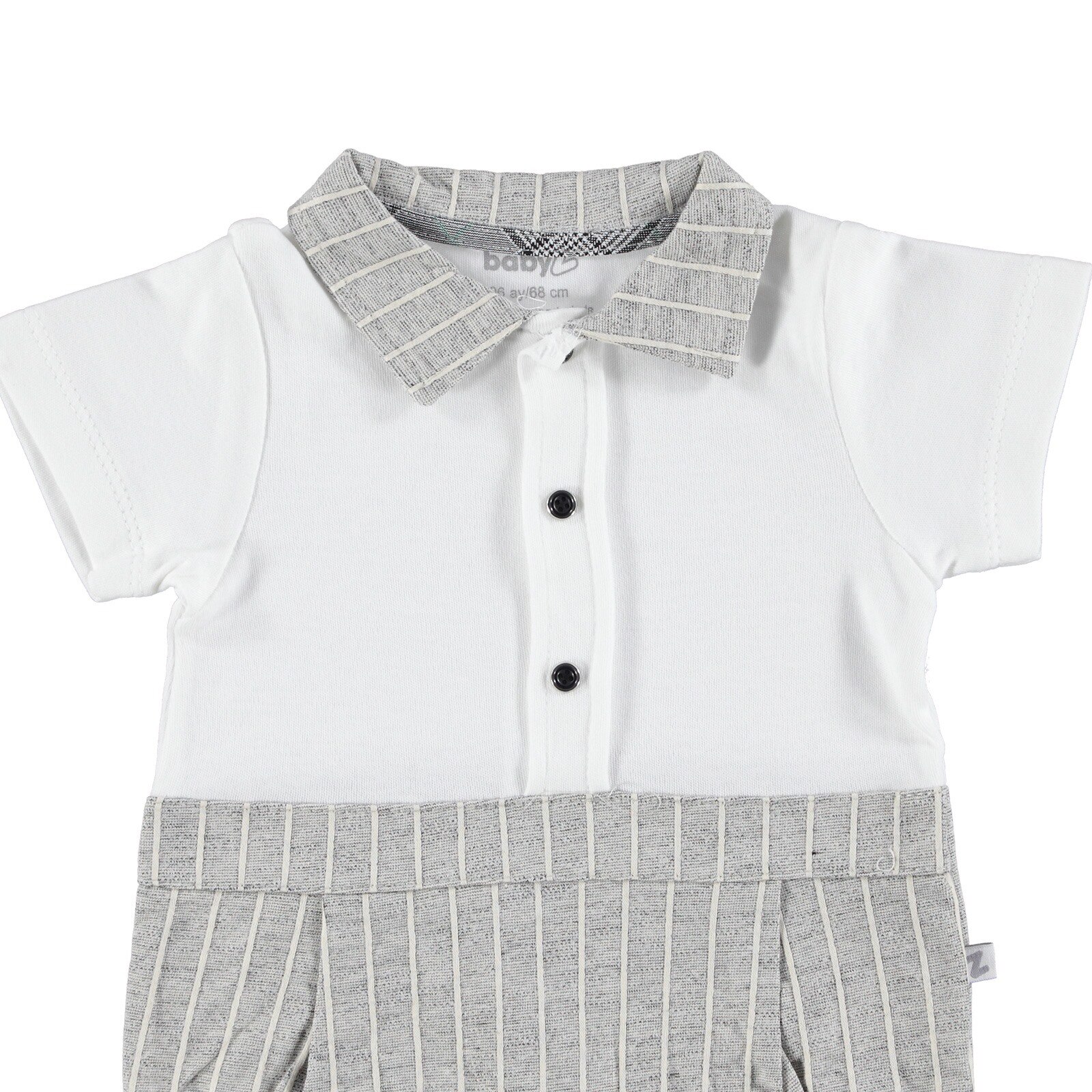 BabyZ Polo Neck Short Romper