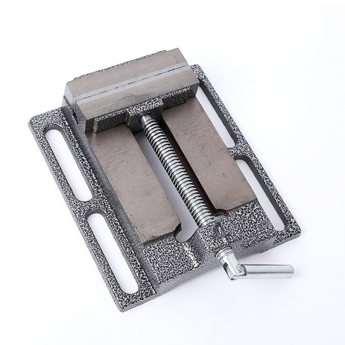 2.5/3/4 inch Drill Press Vice Bench Clamp Flat Tongs Vise Drilling Machine Stand Flat Nose Pliers Vise