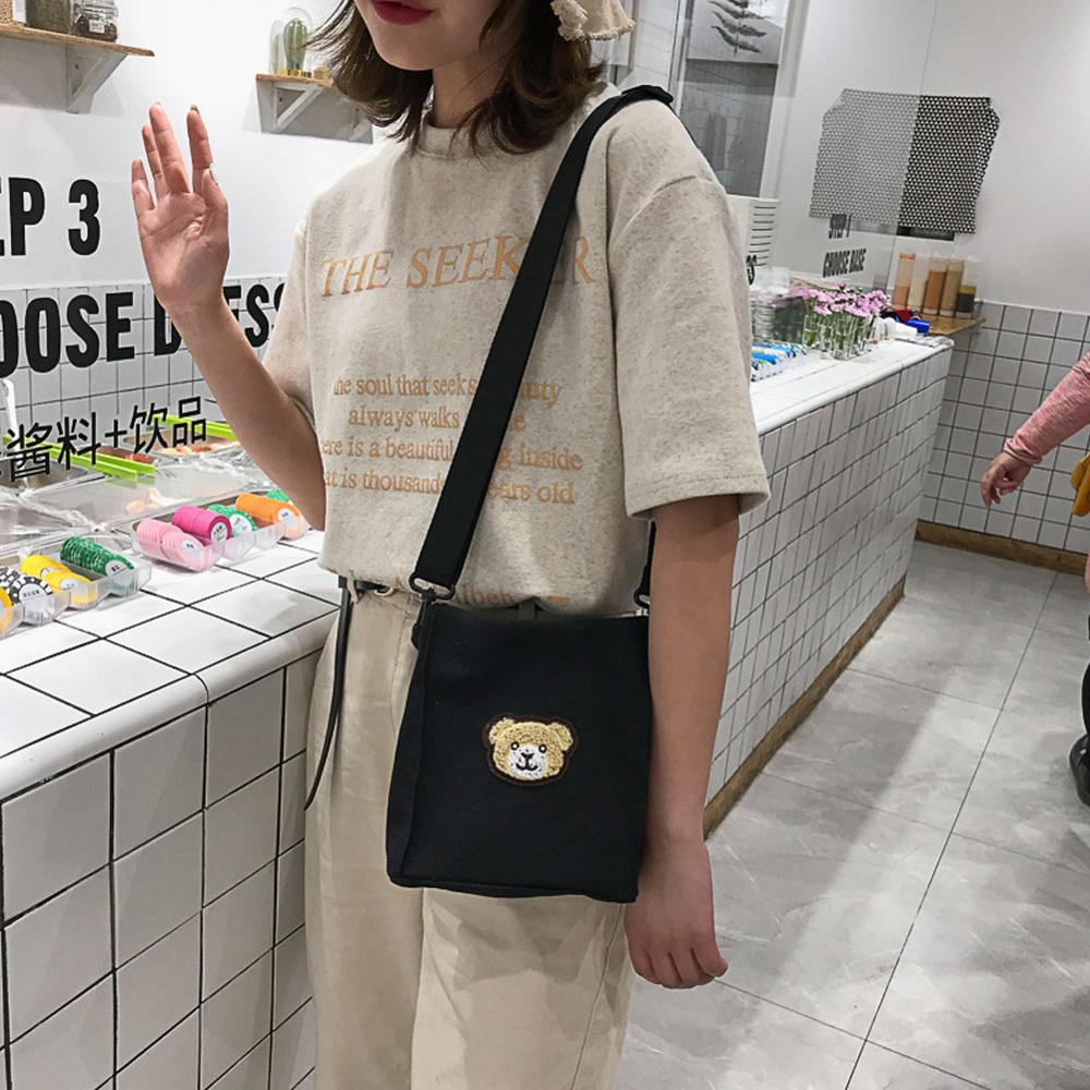Frauen Nette Quadrat Handtasche Vielseitig Bär Bote Tasche Damen Tasche Brusttasche Schulter Tasche Crossbody Für frauen