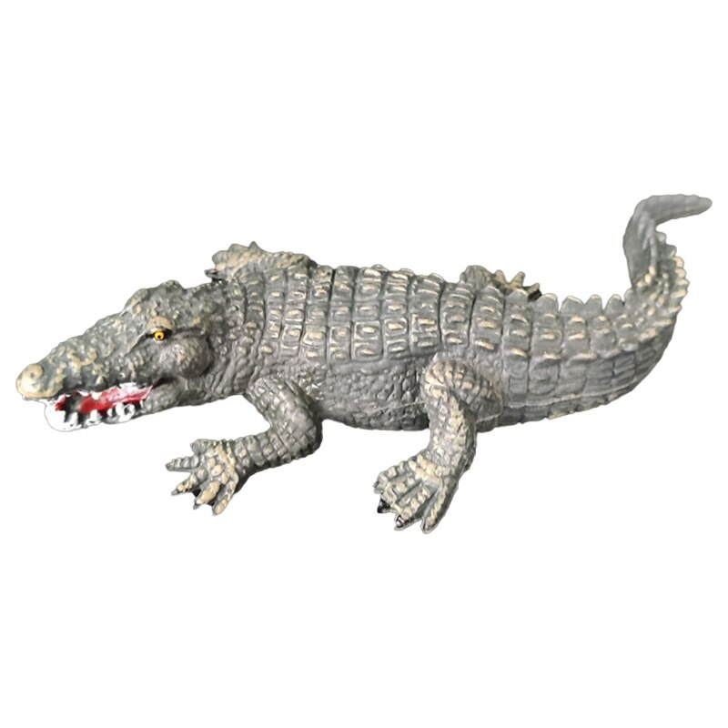 Figure di animali per bambini giocattolo Playset decorazione simulazione giocattolo animale modello Dropshipping: Crocodile