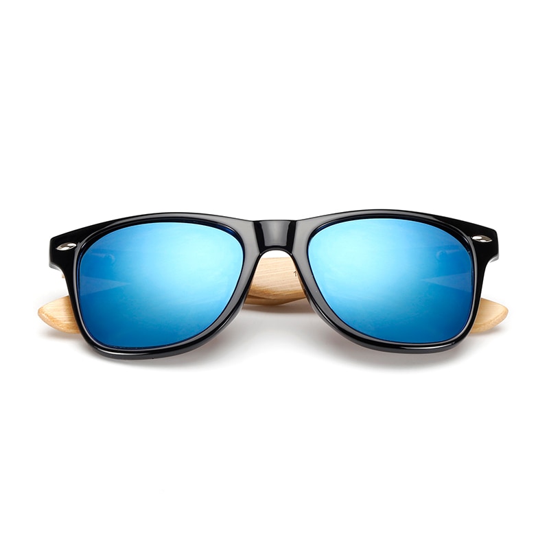 16 farbe Bambus Sonnenbrille Männer Holz Sonnenbrille Frauen Spiegel Original Holz Sonnenbrille retro de sol masculino