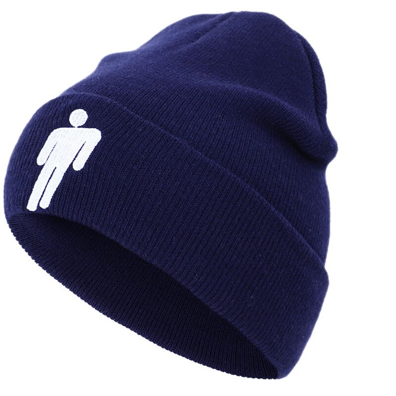 Beanie Hat Vrouwen Mannen Borduren Gebreide Warme Winter Hoeden Voor Vrouwen Mannen Effen Hip-Hop Casual Cuffed Mutsen Motorkap Toevallige