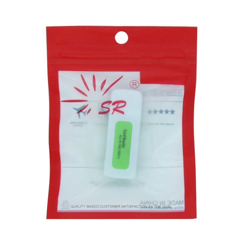 SR Product USB 2.0 Multi Card Reader 4 in 1 Memory Card Reader for M2 SD SDHC DV Micro SD TF Card