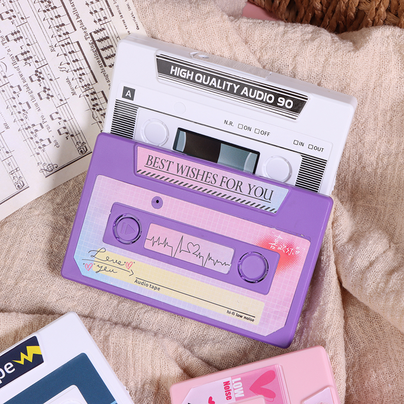 Tarjeta de grabación de voz, cinta, tarjeta de felicitación grabable en 60 segundos, tarjeta musical de grabación DIY, de cumpleaños de aniversario del Día de San Valentín