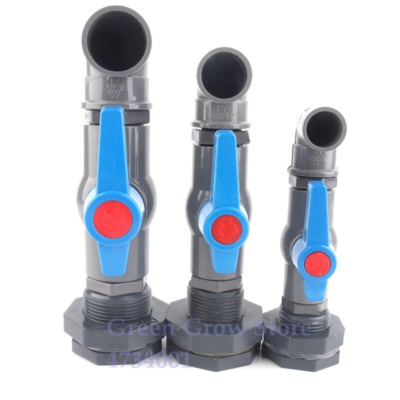 20 25 32 40Mmdirect/Elleboog Pvc Water Tank Gezamenlijke Aquarium Fish Tank Connectors Combinatie Pak Water Tank Pvc inlaat/Uitlaat Water