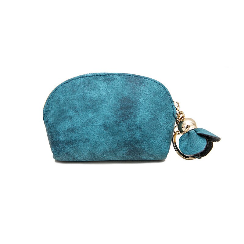 Kleine Portemonnee Vrouwen Korte Portemonnee Slim Mini Portemonnee Meisjes Schattige Clutch Zakken Bloem Pandent Kaarthouder Portemonnee Portefeuillesubsidies Femme: Green