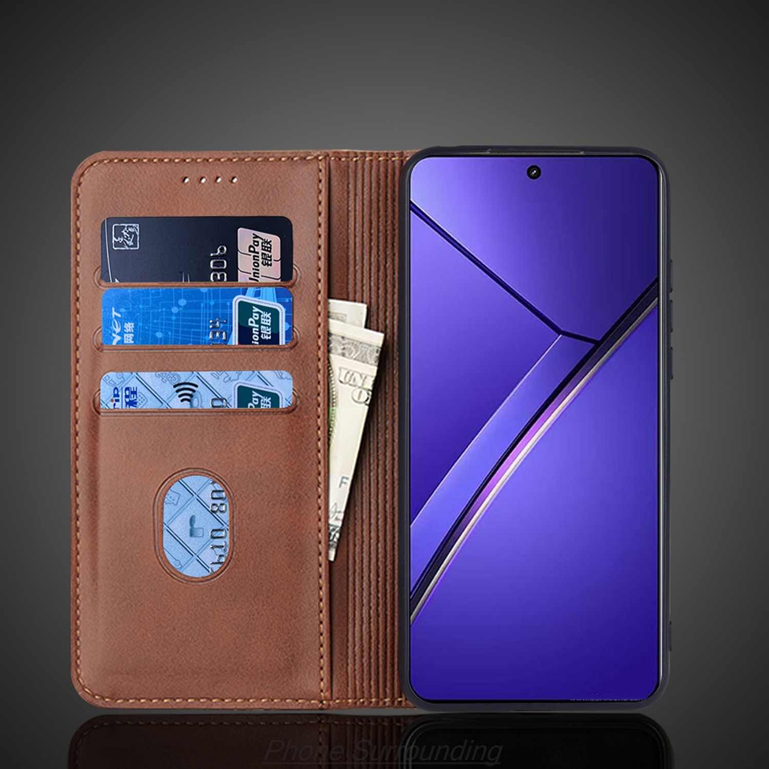 Leather Case for OPPO Realme Neo 7 / Realme Neo7 RMX5060 6.78" Holster Magnetic Attraction Cover Wallet Flip Case Fundas Coque