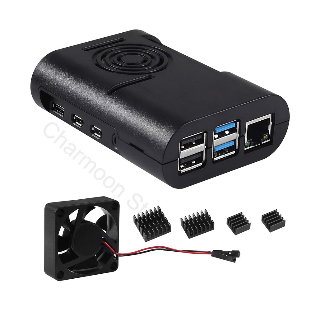 Voor Raspberry Pi 4B Case Raspberry Pi 4 Case Met Koelventilator En Koellichaam Raspberry Pi 4 Heatsinks Voor raspberry Pi 4 Model B