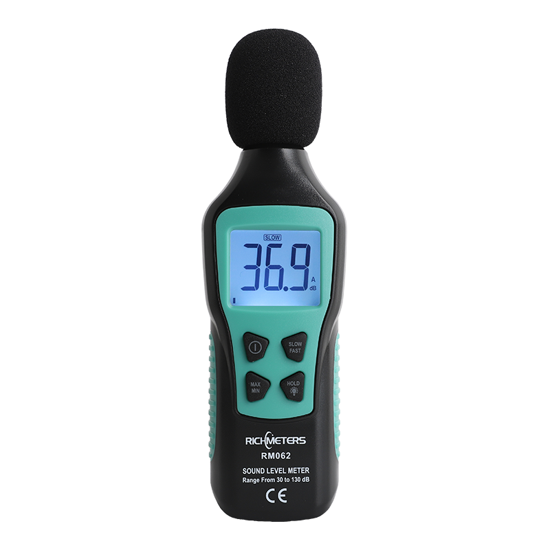 Digital Anemometer Wind Chill Tester tachometer Wind Speed Unit Meter Air Velocity: RM062 sound Level
