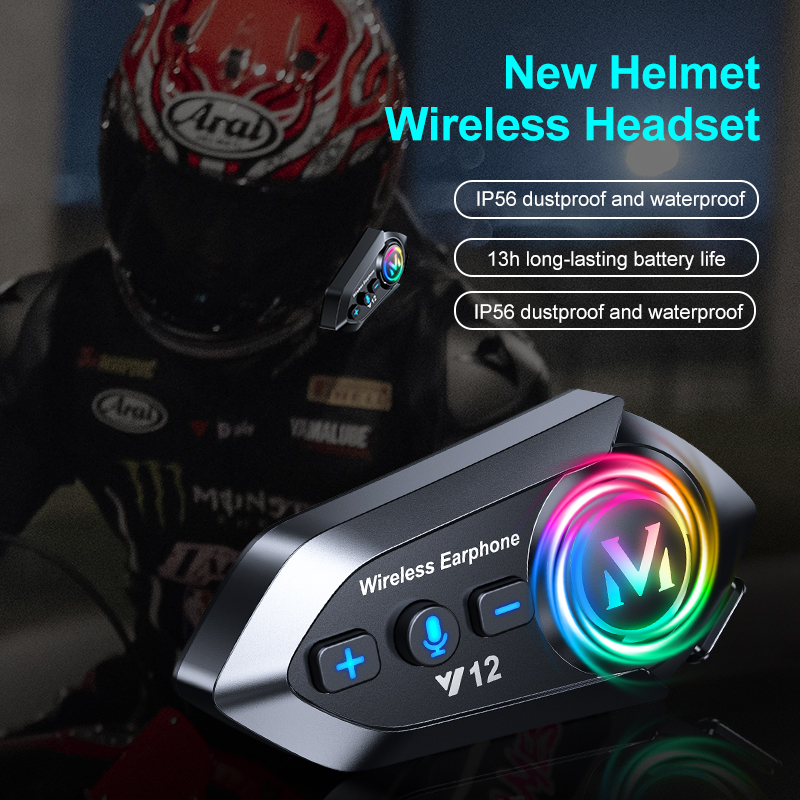 Casco Auriculares Bluetooth Radio Fm Altavoz Estéreo Alta Definición Sonido 3D Ipx6 Impermeable Luz Rgb Bt5.4 Respuesta Automática