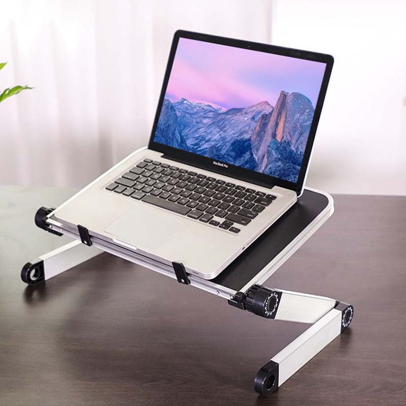 Adjustable Laptop Stand Computer Desk Tablet Notebook Holder Desk Bracket Standing PUO88
