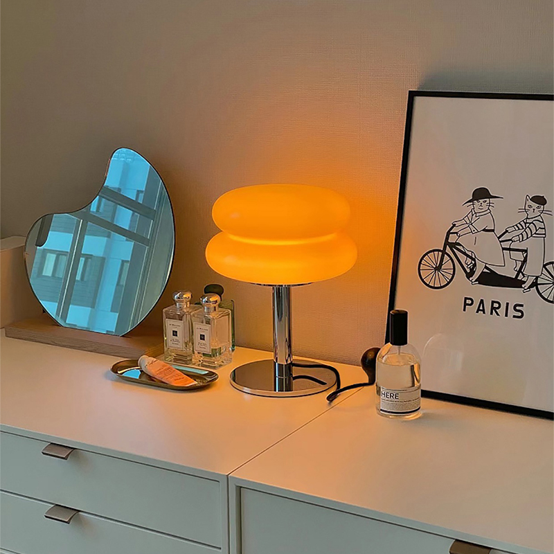 Led-bordlamper trinnløs dimming innendørsbelysning nattlys spisebord soverom nattbord nordisk hjemmedekorasjon skrivebordslamper