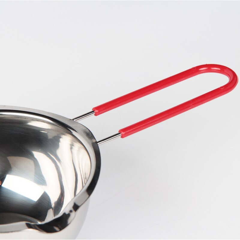 -Rvs Universele Smeltkroes, Dubbele Boiler Insert, Dubbele Tuiten, Hittebestendig Handvat, vlakke Bodem, Gesmolten Butte