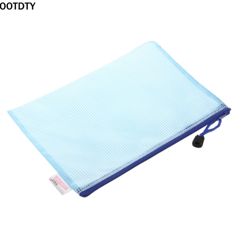 Waterproof Document Bag A3 Size Zipper File Pocket Storage School Office Supplies