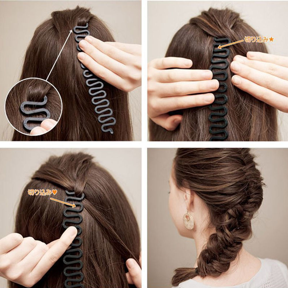 Haar Vlechten Gereedschap Vrouwen Haar Vlecht Tool Franse Golf Haar Braider Roller Twist Styling Tool DIY Accessoires