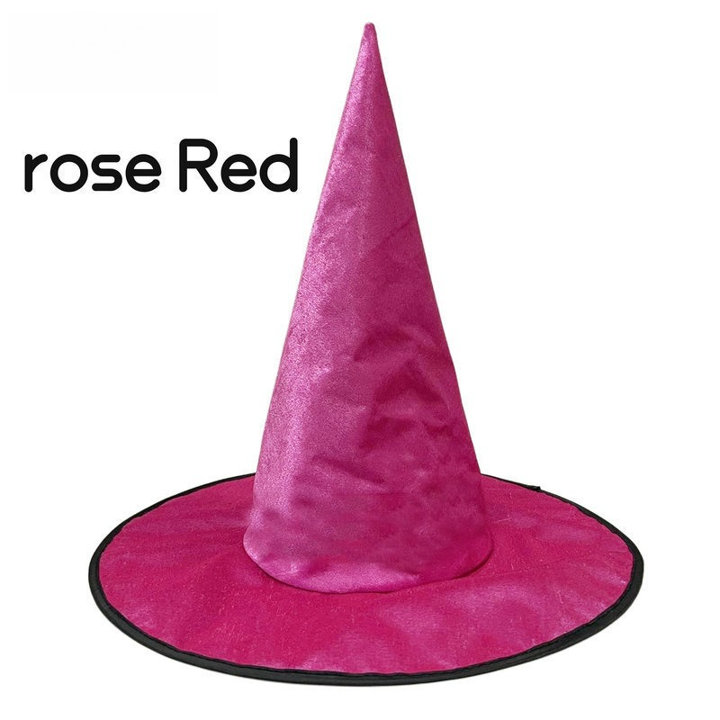 Sombrero de Halloween, sombrero de bruja verde, gorra mágica para Cosplay, bosque verde, cuento de hadas, dibujos animados, accesorios de ropa DIY