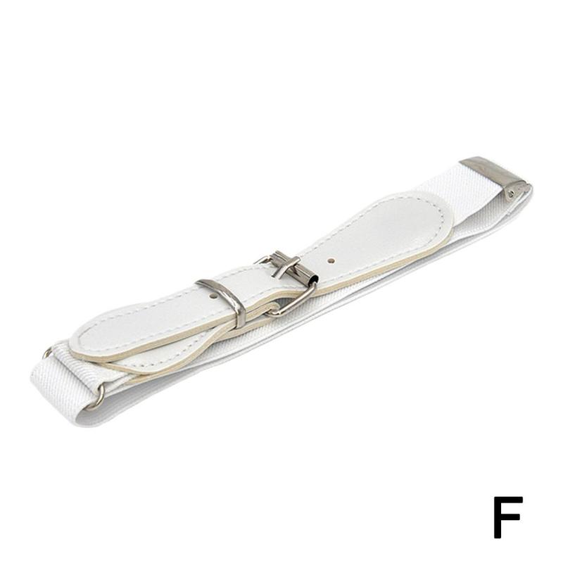 Children Faux Leather Belt Kids Cute Peach Heart Buckle Belts For Girls Boys Waistband Waist Belt: white