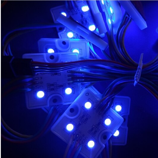 LED SMD 5050 4 LED Modules DC12V Waterdichte Super Heldere LED Modules Verlichting, Wit, Warm wit, rood, Groen, Blauw, Geel, RGB