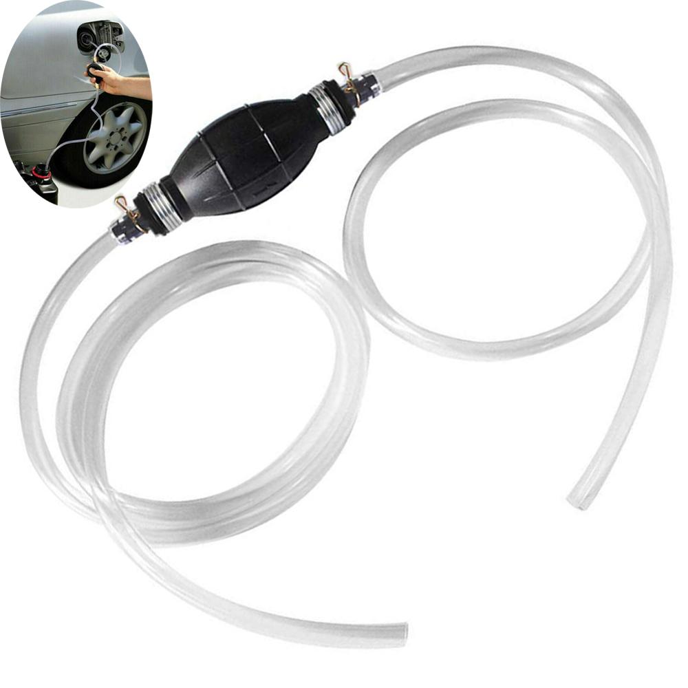 Hand Automobile Manual Siphon Pump Gasoline Fuel Oil Pipe Pumping Water Changer 40FP12