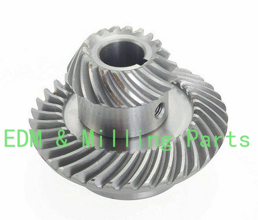 1Set (2pcs) Milling Machine Lifting Gear CNC C77+C96 Helical Mill Gear For Bridgeport