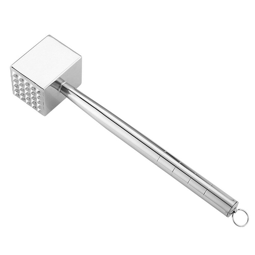 Meat Tenderizer, Stainless Steel Meat Tenderizer, Heavy Meat Mallet, Double-sided Meat Scale Pot Safe Kitchen Tool: Default Title