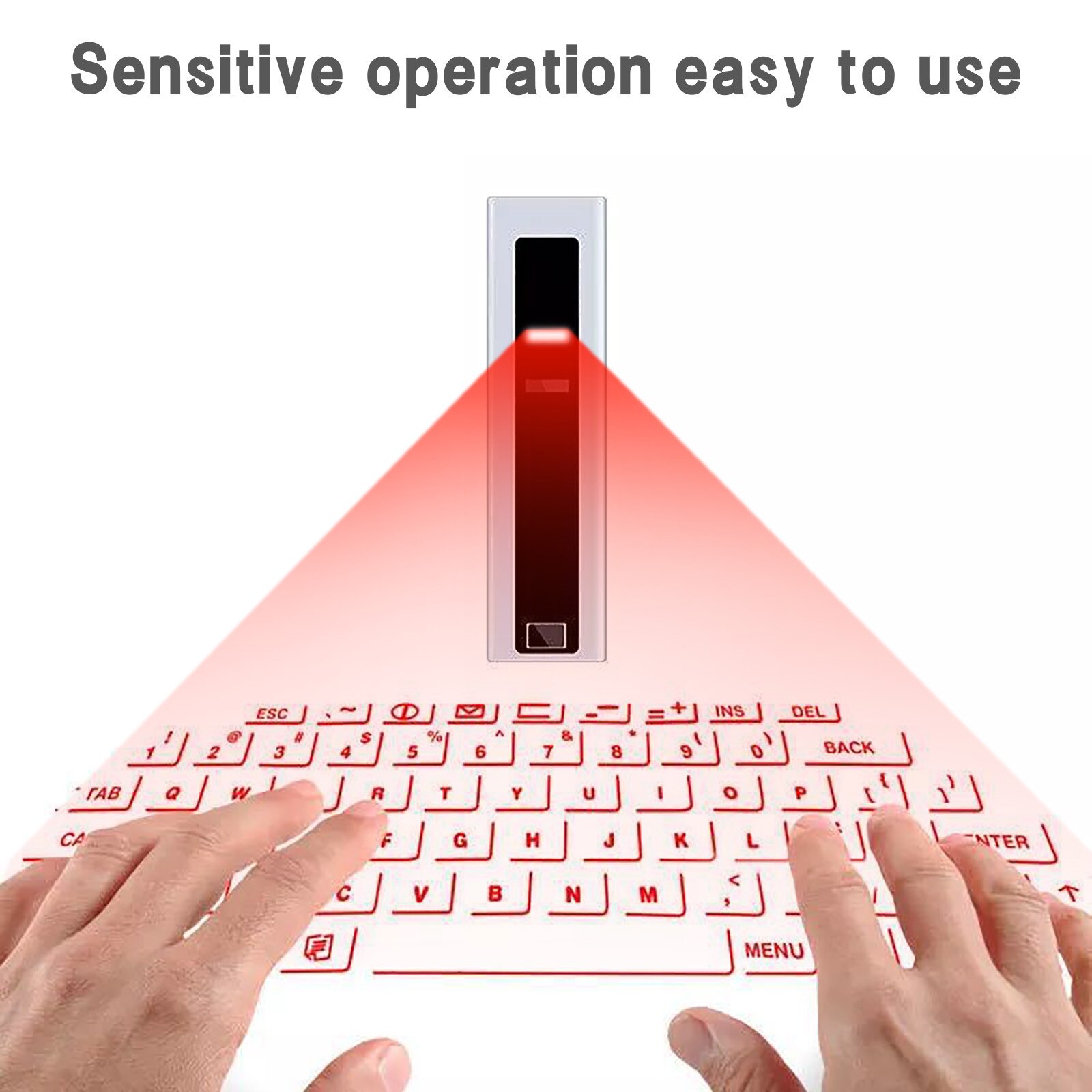 Virtual Wireless Bluetooth Portable Projection Keyboard Outdoor Office Portable keyboard For Smart Phone Table Notebook Laptop