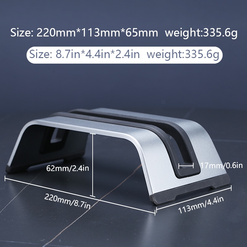 vertical laptop stand mobile height aluminium macbook vertical stand Space-Saving portable multifunctional black