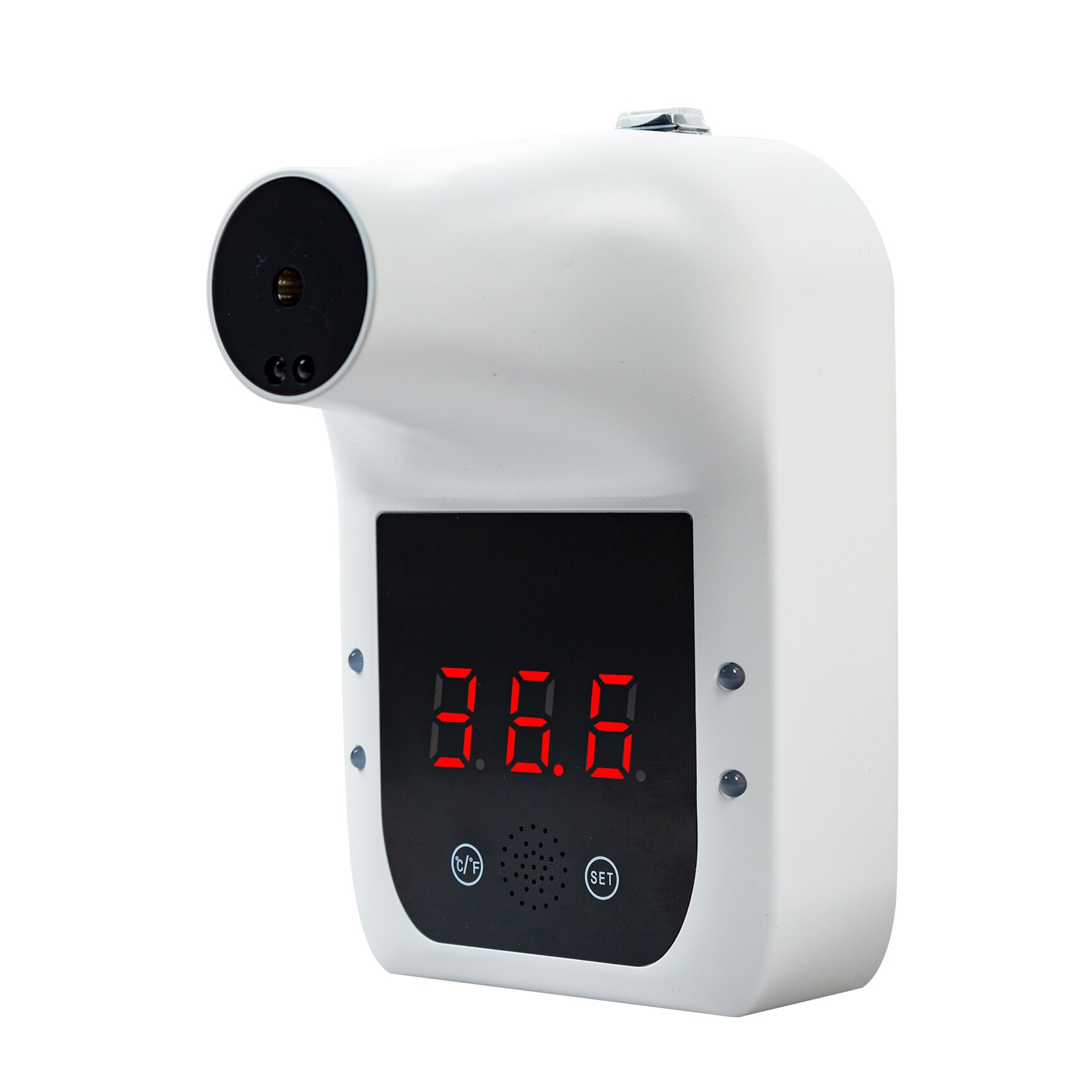 Non-Contact Digital Thermometer Wall-Mounted Infrared Forehead Thermometer Fever Alarm for Factories, Shops School Office: 5